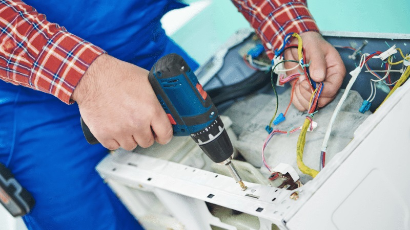 Köprübaşı Profilo Profilo çamaşır makinesi kart tamiri – Su almama arızası orijinal parça ile giderildi. - Teknik servis örneği